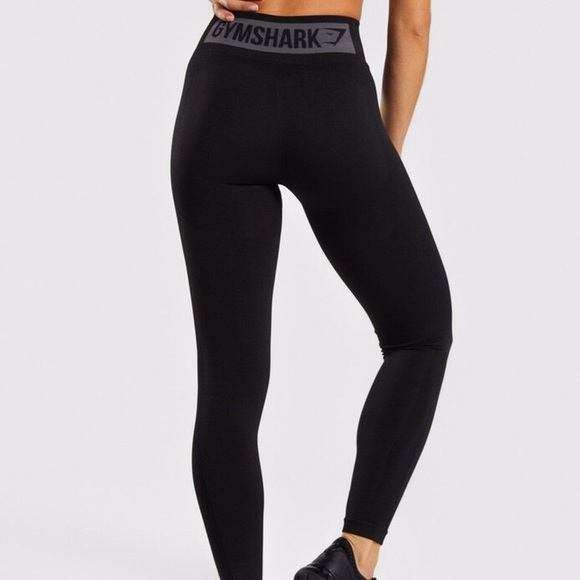 Gymshark Pants - Gymshark Black Flex Seamless Leggings 🖤